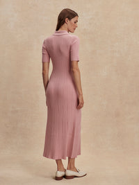 Joey Knit Maxi Dress - Zephyr Mauve