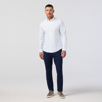 Leeward No Tuck Dress Shirt - Navy Geo