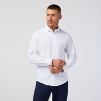 Leeward No Tuck Dress Shirt - Navy Geo