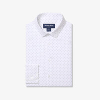 Leeward No Tuck Dress Shirt - Navy Geo