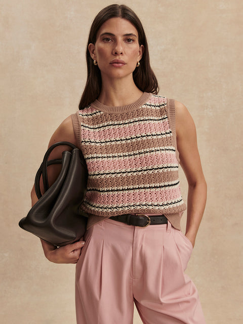 Deeley Stripe Stitch Tank