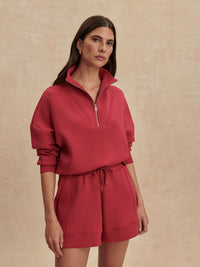 Atrium High Rise Shorts - Rich Raspberry