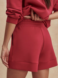 Atrium High Rise Shorts - Rich Raspberry