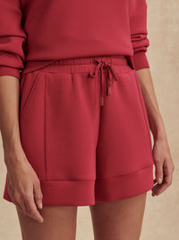 Atrium High Rise Shorts - Rich Raspberry