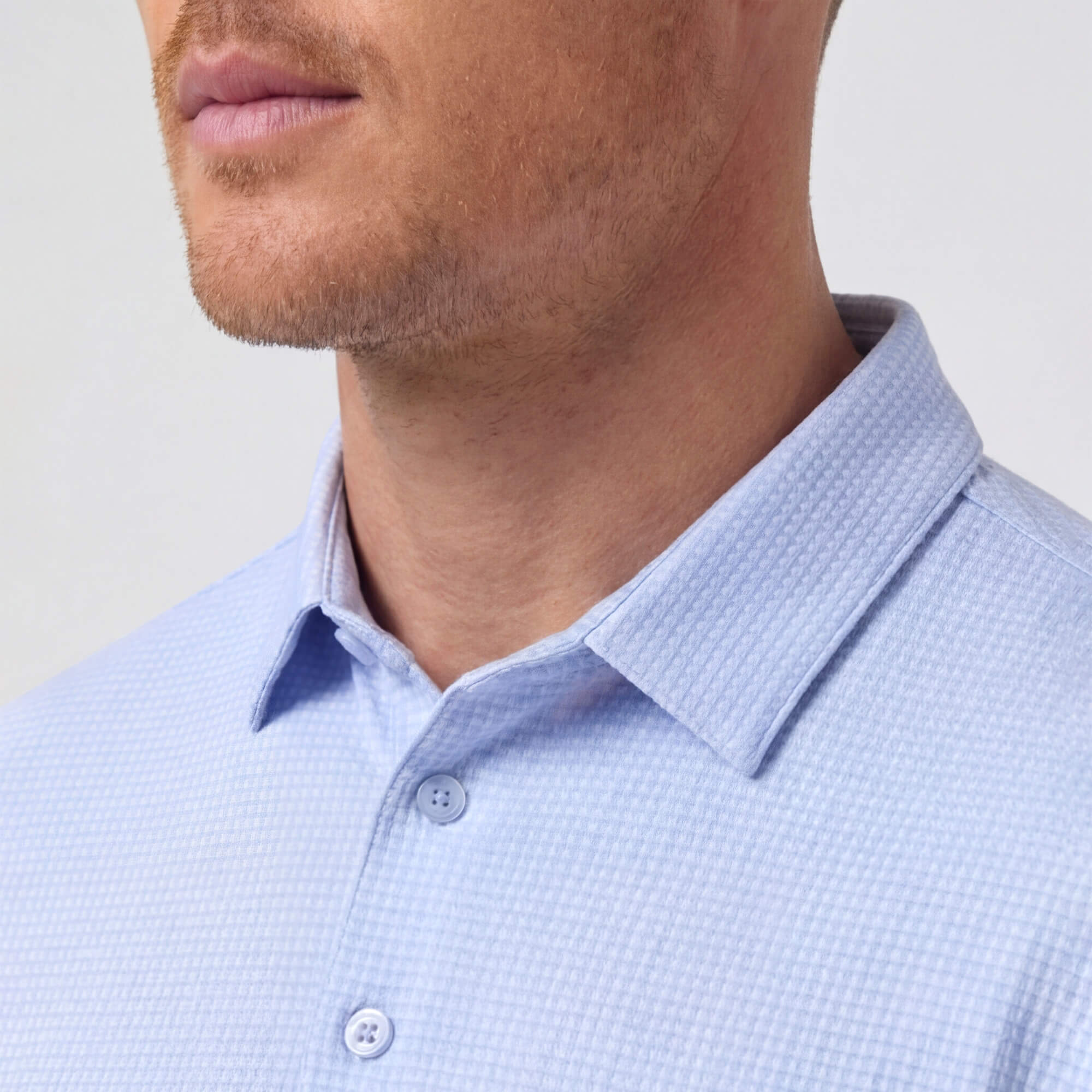 Cloud Blue Copa Short Sleeve Polo
