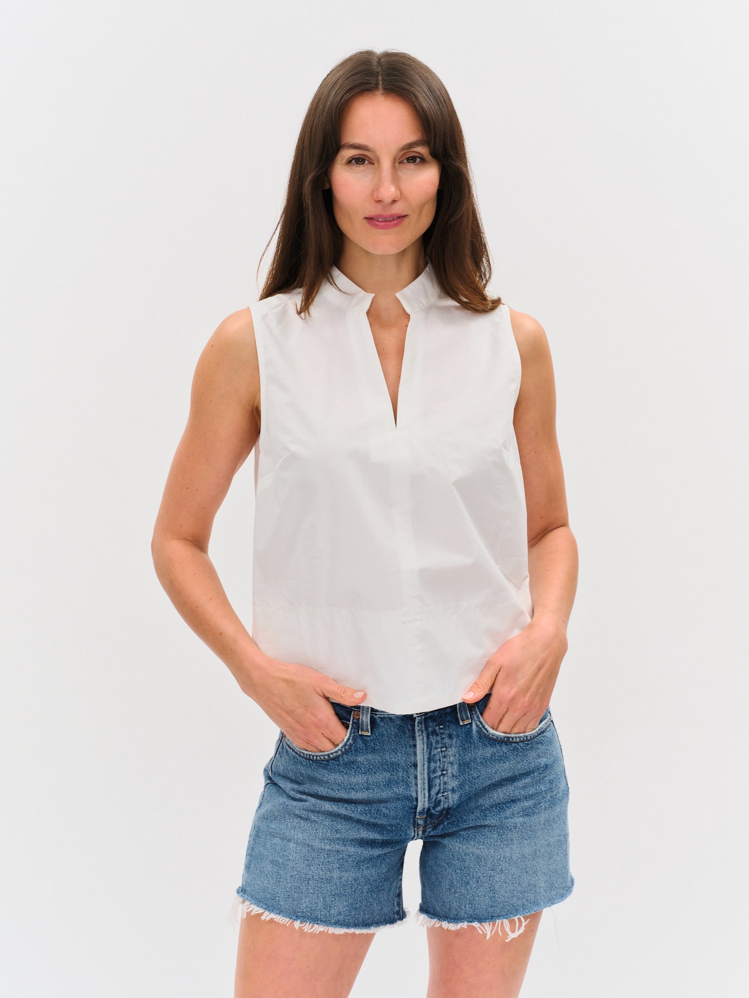 MONROE | POPLIN SHIRTING TOP