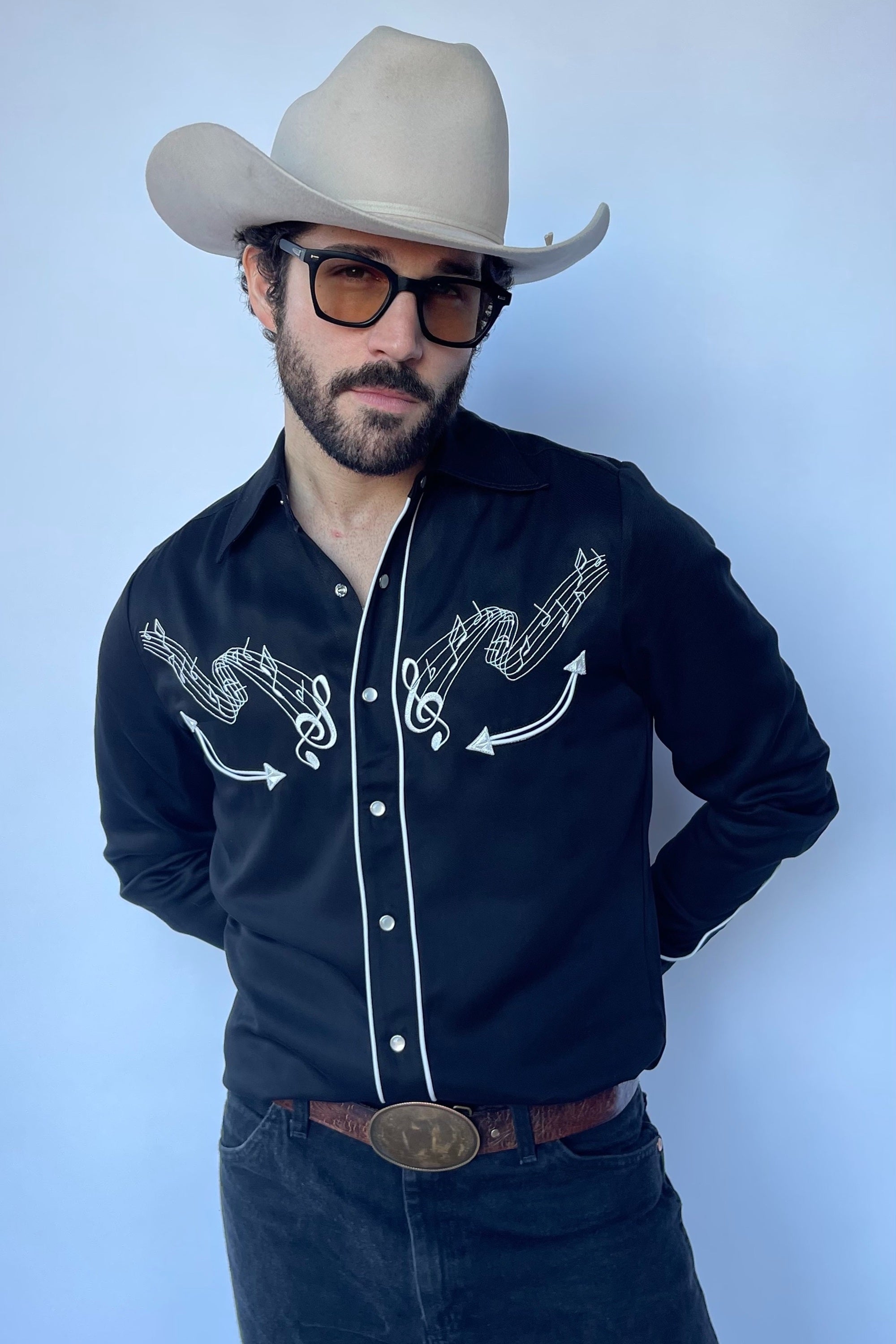 Nashville Western Music Note Shirt