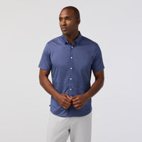 Halyard SS Dress Shirt - Midnight Navy
