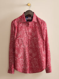 Hudson Red 4th Paisley Sport Shirt