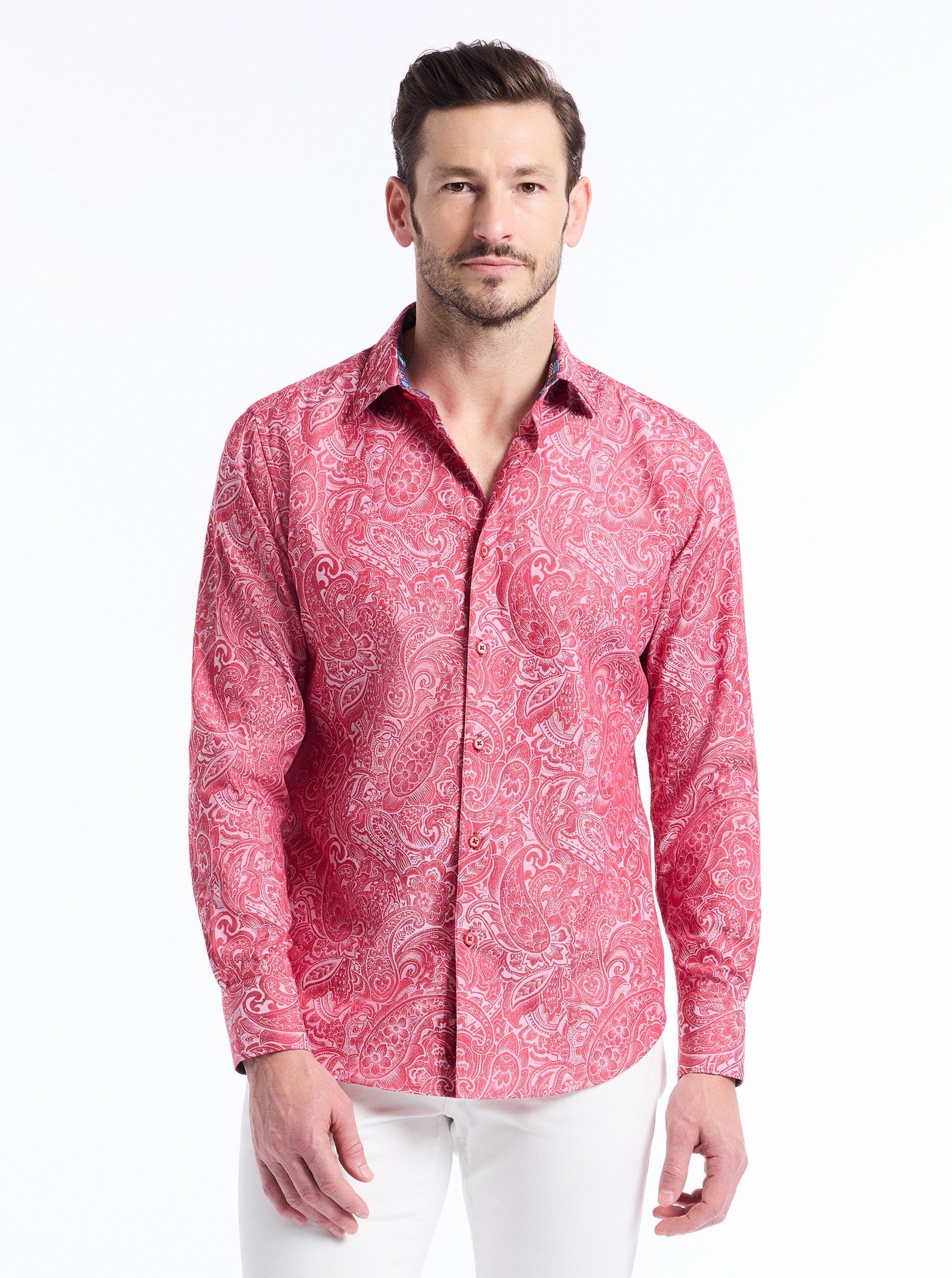 Hudson Red 4th Paisley Sport Shirt