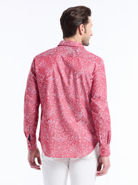 Hudson Red 4th Paisley Sport Shirt