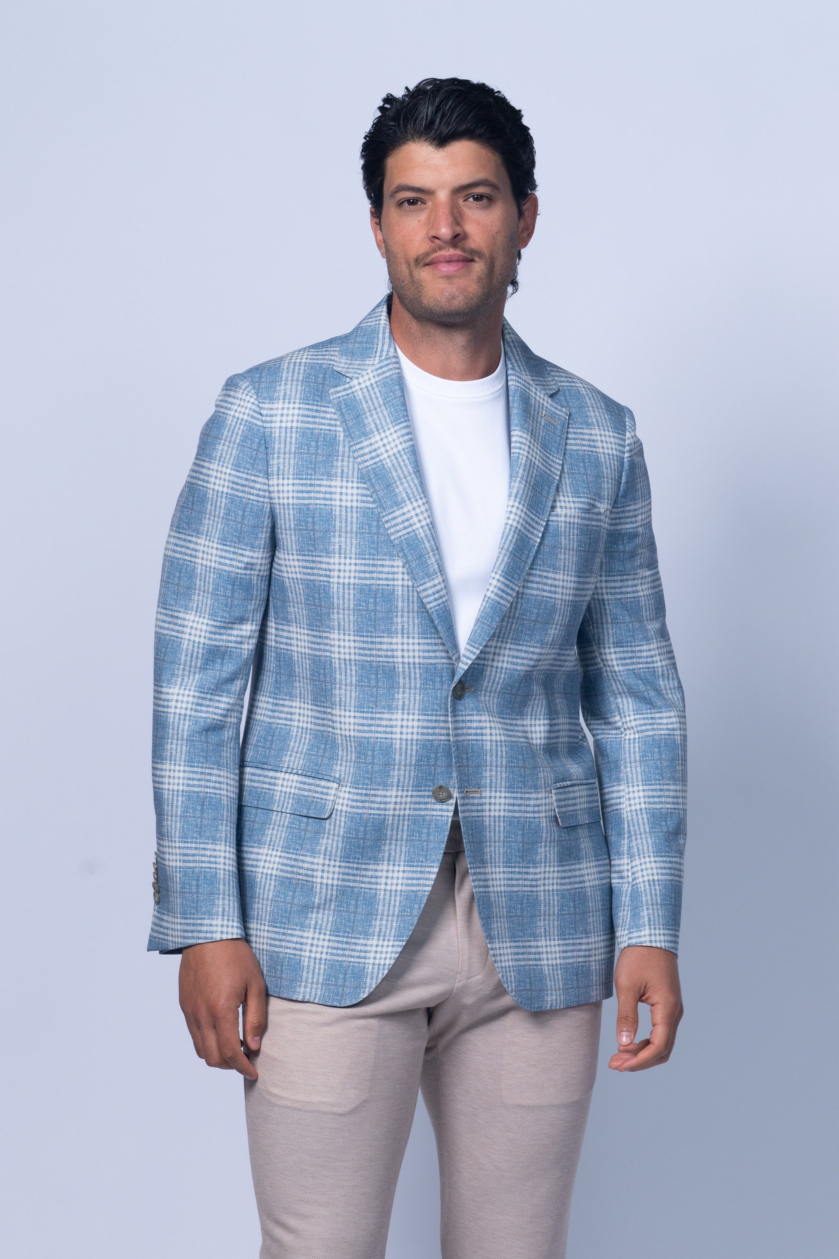 Woodbury Blue Plaid Sport Coat – Lansky Bros.