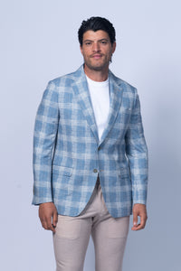 Woodbury Blue Plaid Sport Coat