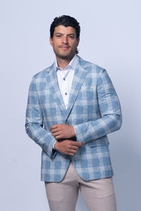Woodbury Blue Plaid Sport Coat
