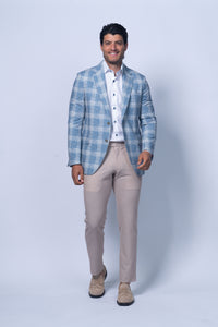 Woodbury Blue Plaid Sport Coat