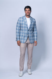 Woodbury Blue Plaid Sport Coat