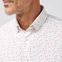 Halyard SS Dress Shirt - Red Hot Dash