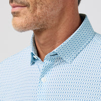 Leeward SS Dress Shirt - Blue Multi Diamond
