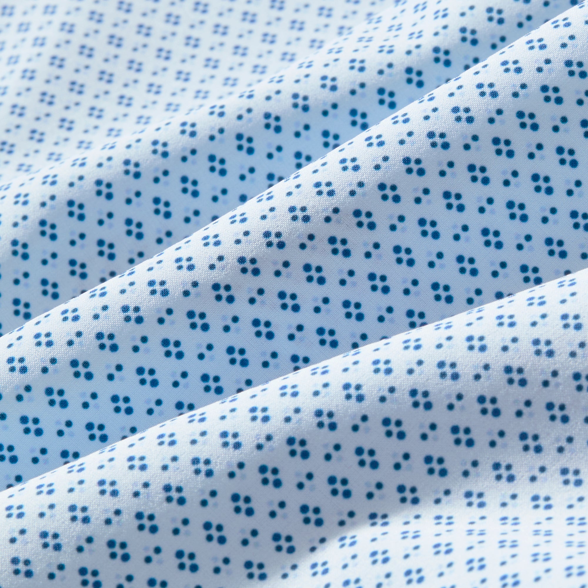 Leeward SS Dress Shirt - Blue Multi Diamond