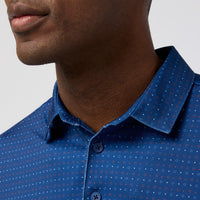 Versa Polo - Navy Open Dot