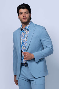 Meridian Blue Seersucker Sport Coat