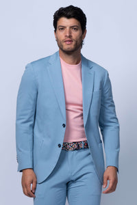 Meridian Blue Seersucker Sport Coat