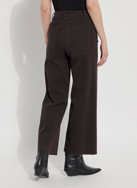 Erin Hi Waist Wide Leg - Double Espresso