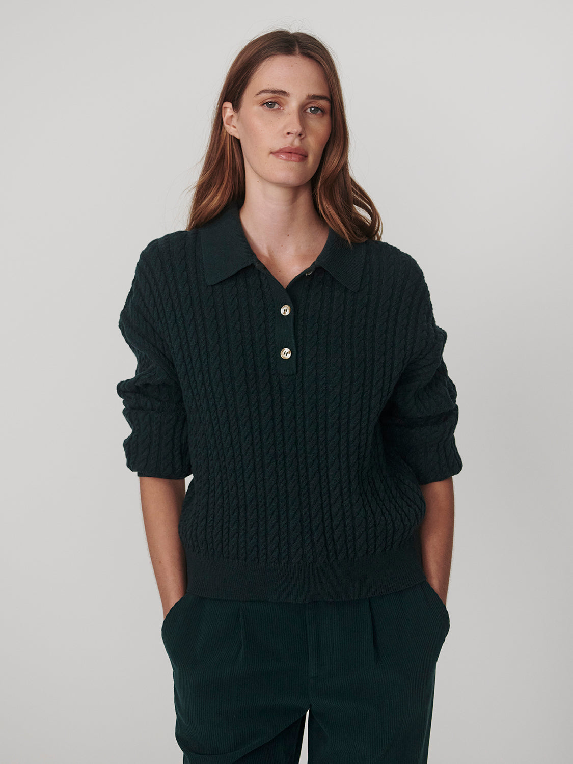 Dottie Polo Knit Sweater