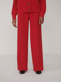 Wide Leg Pant 30 - Red Marl