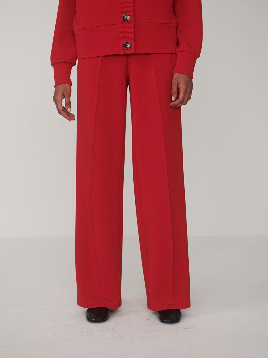 Wide Leg Pant 30 - Red Marl