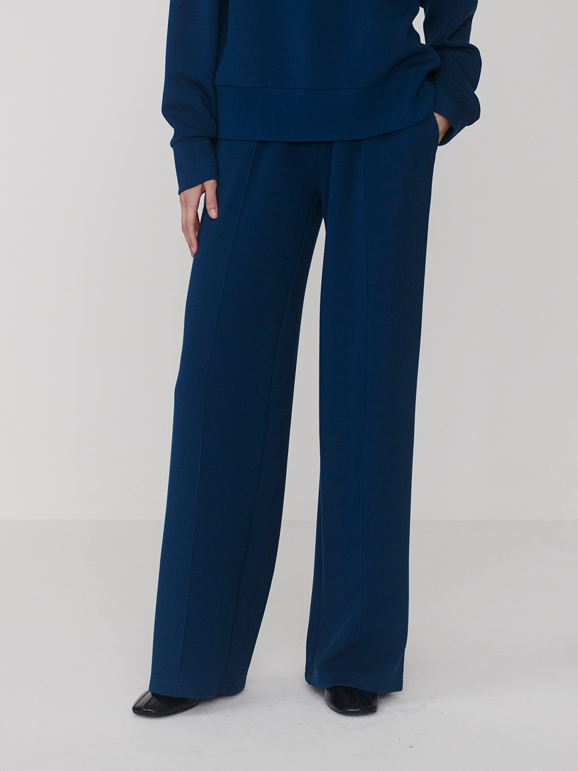 Wide Leg Pant 30 - Sea Blue