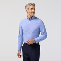 Leeward Dress shirt - Cobalt Straton Check