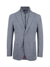 Bedford Grey/Navy Houndstooth Sport Coat