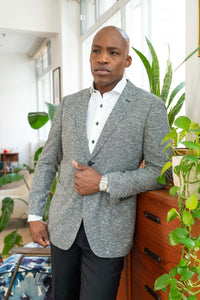 Arlington Mid Grey Rib Sport Coat