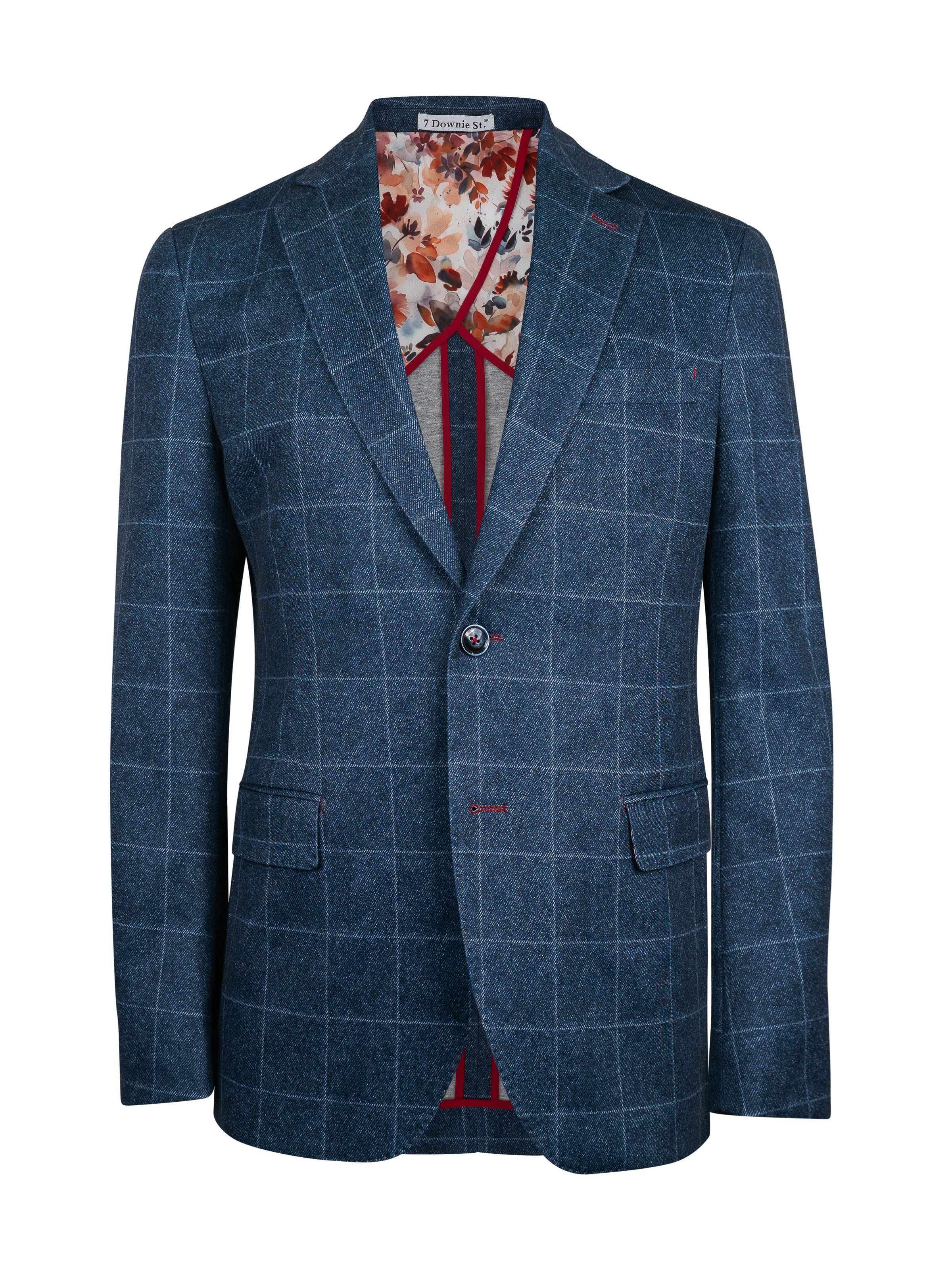 Sherwood Navy Windowpane Sport Coat