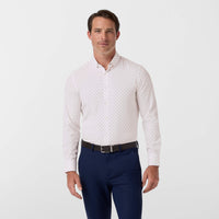 Leeward Dress shirt - Merlot Double Dot