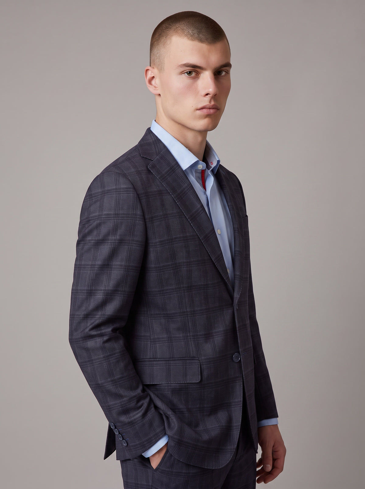 Hillsboro Navy Windowpane Sport Coat