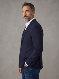 Kingston Blue Microcheck Sport Coat