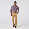 Leeward Dress Shirt - Wine Todos Plaid