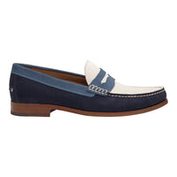 Baldwin Suede Penny Loafer -Navy English