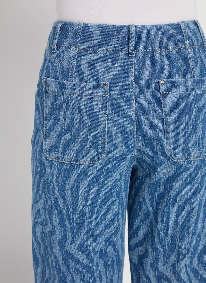 Leo Palazzo Denim Pants