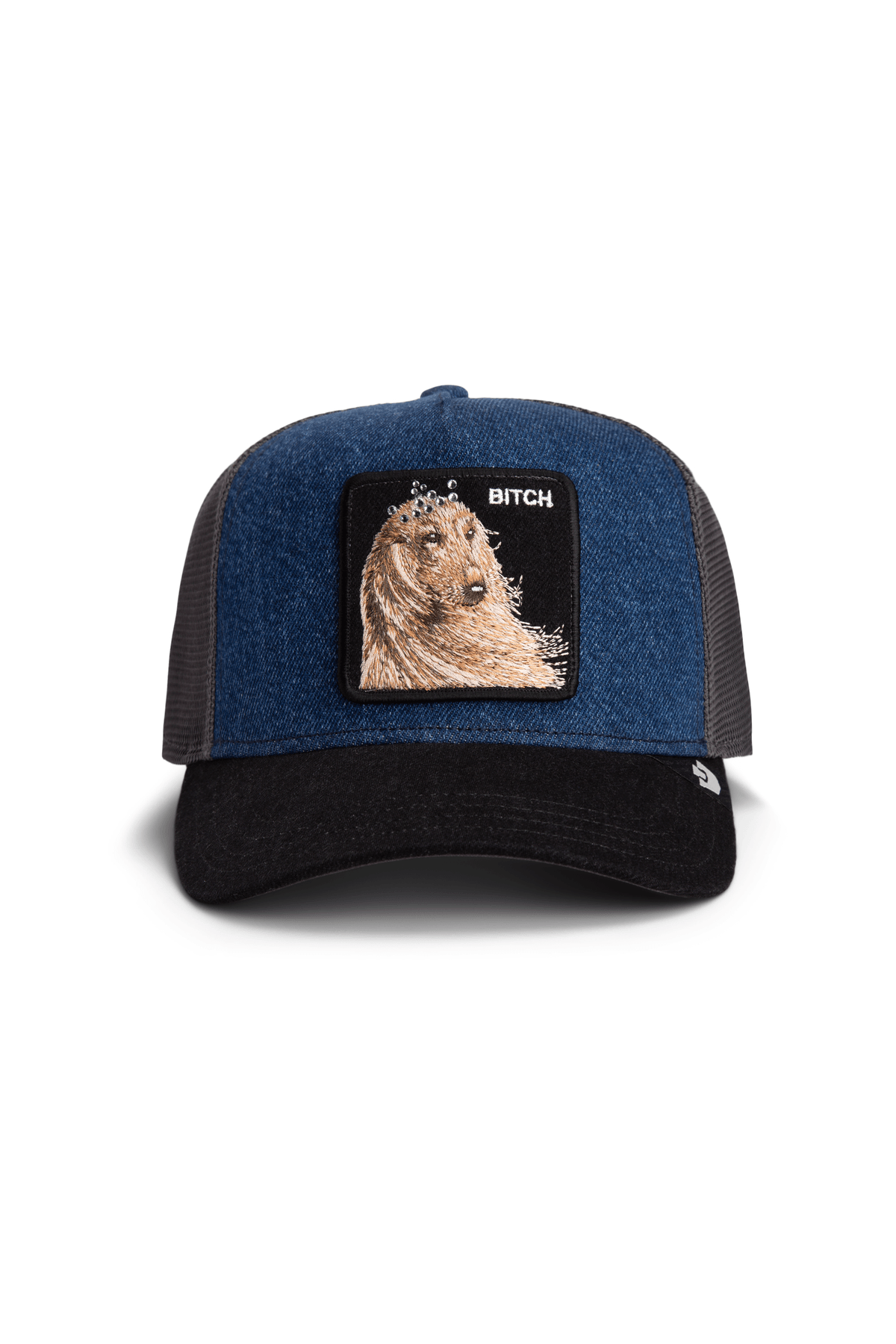 Hound Dog Denim Trucker Hat