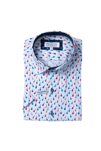 White Guitar S/S Sport Shirt