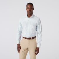 Leeward Dress Shirt - White Modern Tattersall