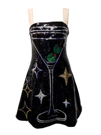 Black Martinis Cocktail Dress