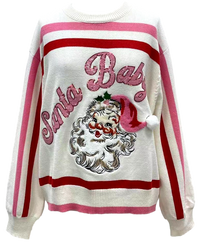 'Santa BaBy" Fuzzy Santa Sweater