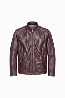 Lucio Leather Jacket - Oxblood