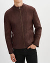 Win Leather Jacket- Burgundy