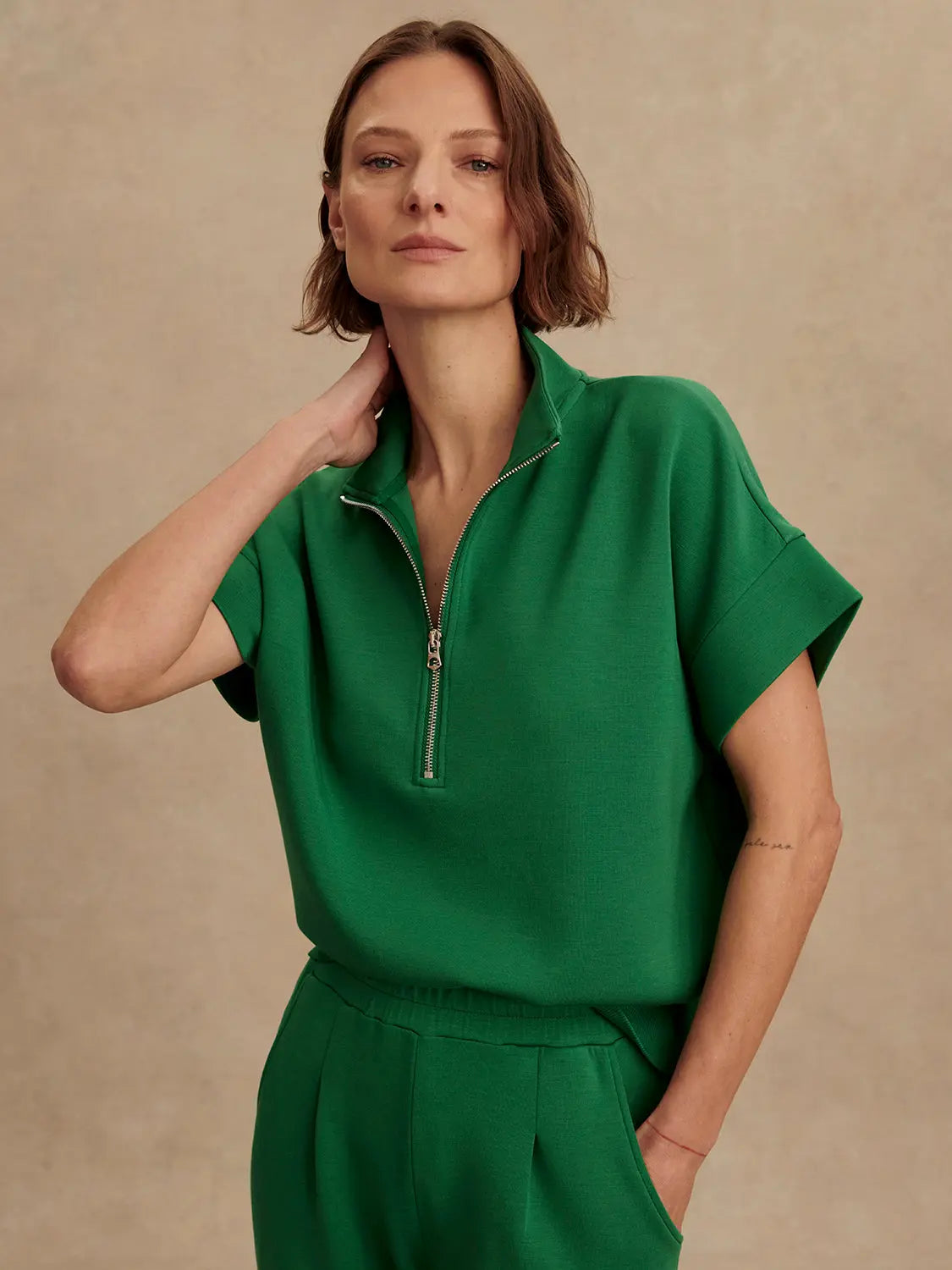Ritchie Short Sleeve - Verdant Green VARLEY