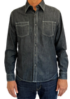 Johnny Cash Denim Sport Shirt Robert Stock